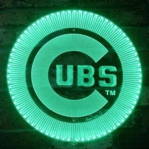 Chicago Cubs Logo RGB LED Sign