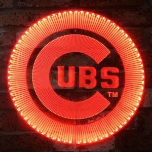 Chicago Cubs Logo RGB LED Sign