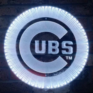 Chicago Cubs Logo RGB LED Sign