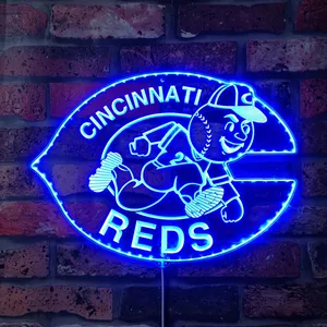 Cincinnati Reds Logo RGB LED Sign