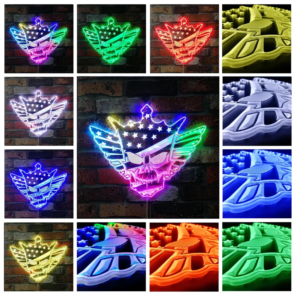 Cody Rhodes Logo RGB LED Sign