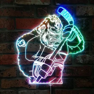Colorado Avalanche Bardown RGB LED Sign