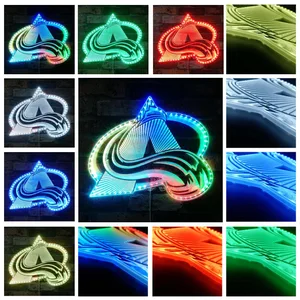 Colorado Avalanche Logo RGB LED Sign