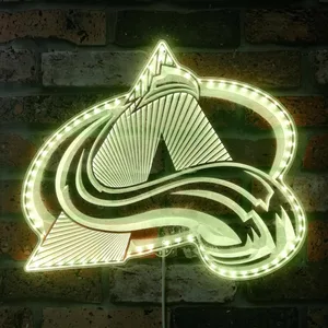 Colorado Avalanche Logo RGB LED Sign