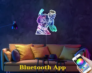 Columbus Blue Jackets Bardown RGB LED Sign