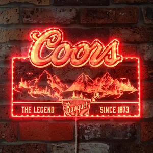 Coors Banquet RGB LED Sign