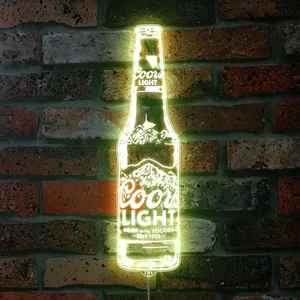Coors Light Bottle RGB LED Sign