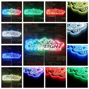 Coors Light Logo RGB LED Sign
