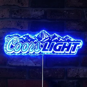 Coors Light Logo RGB LED Sign