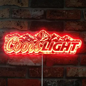 Coors Light Logo RGB LED Sign
