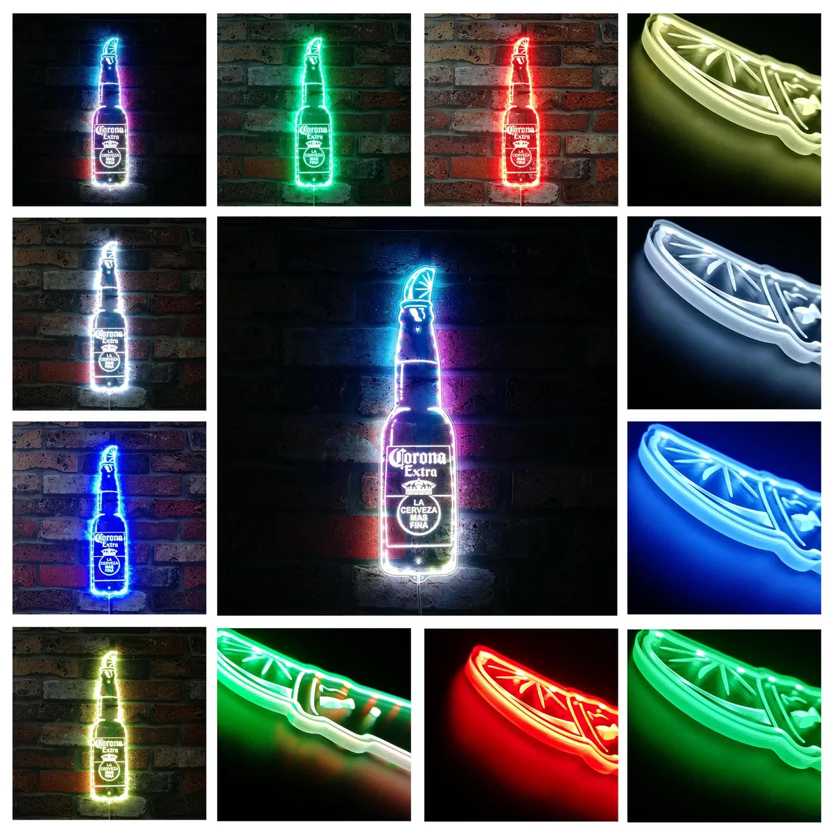 Corona Extra Bottle RGB LED Sign