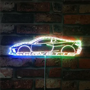 Corvette Corvette C8 RGB LED Sign