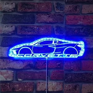 Corvette Corvette C8 RGB LED Sign