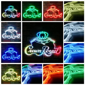 Crown Royal Logo RGB LED Sign