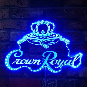 Crown Royal Logo RGB LED Sign