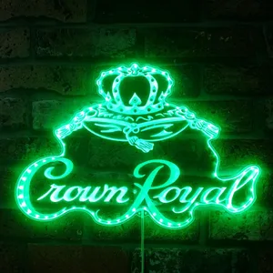 Crown Royal Logo RGB LED Sign