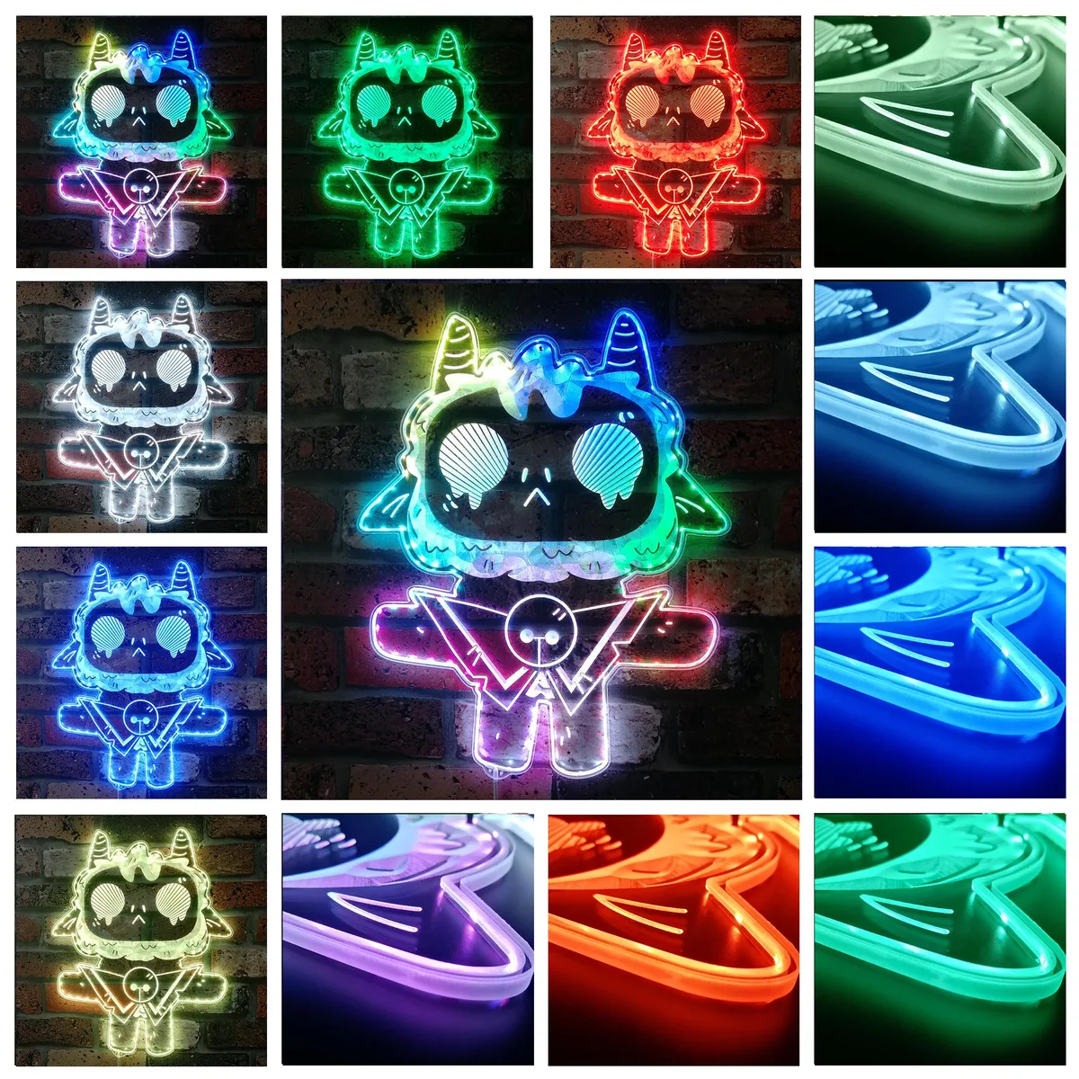 Cult of the Lamb The Lamb RGB LED Sign