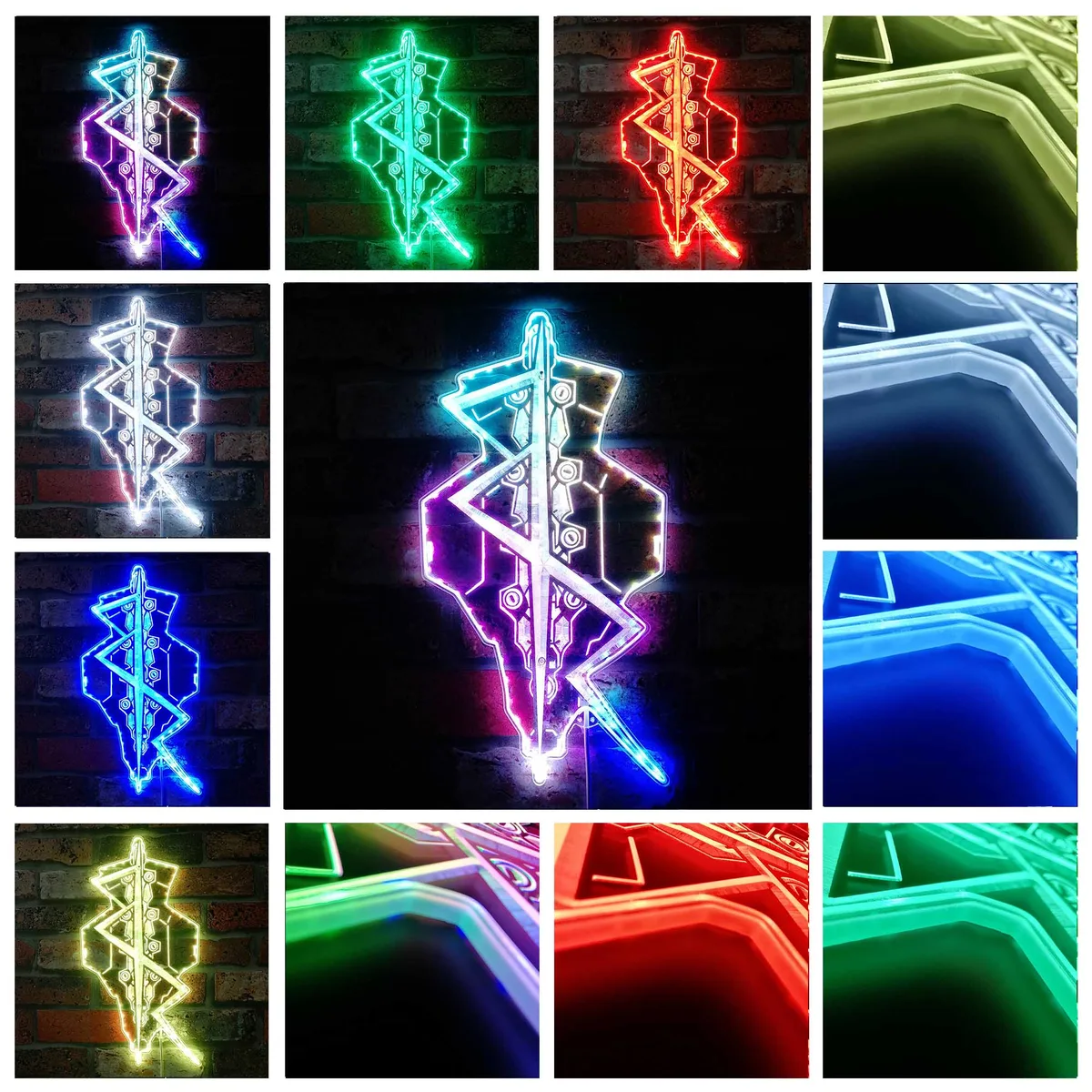 Cyberpunk Edgerunners Logo 3 RGB LED Sign