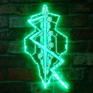Cyberpunk Edgerunners Logo 3 RGB LED Sign