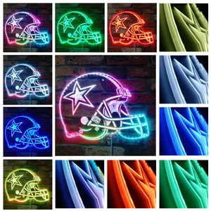 Dallas Cowboys Helmet Logo RGB LED Sign