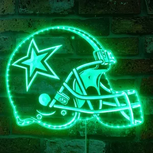 Dallas Cowboys Helmet Logo RGB LED Sign