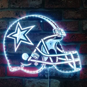 Dallas Cowboys Helmet Logo RGB LED Sign