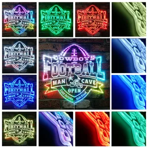 Dallas Cowboys Man Cave RGB LED Sign