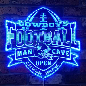 Dallas Cowboys Man Cave RGB LED Sign