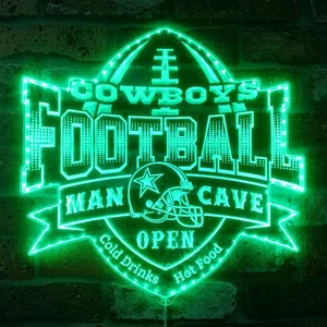 Dallas Cowboys Man Cave RGB LED Sign