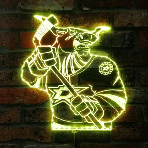 Dallas Stars Bardown RGB LED Sign