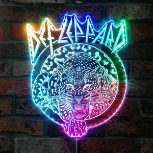 Def Leppard Logo RGB LED Sign