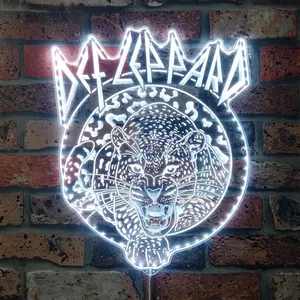 Def Leppard Logo RGB LED Sign