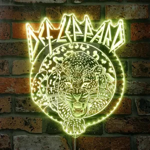 Def Leppard Logo RGB LED Sign