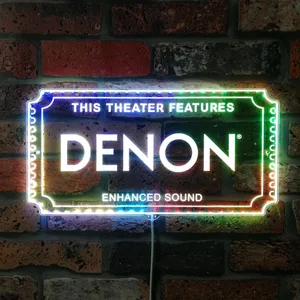 Denon Theater Sign RGB LED Sign