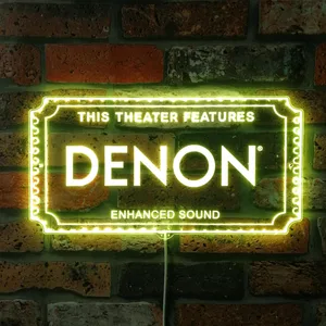 Denon Theater Sign RGB LED Sign