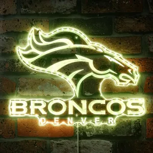 Denver Broncos Logo RGB LED Sign