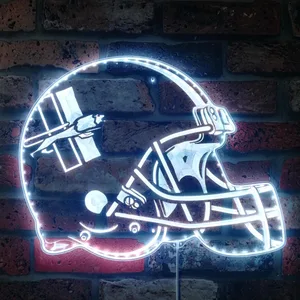 Detroit Lions Helmet Logo RGB LED Sign