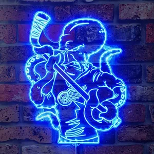 Detroit Red Wings Bardown RGB LED Sign