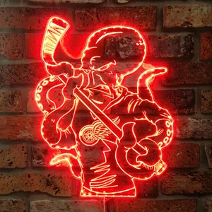 Detroit Red Wings Bardown RGB LED Sign