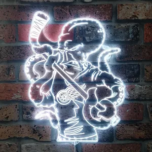 Detroit Red Wings Bardown RGB LED Sign