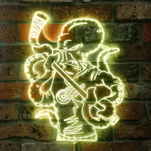 Detroit Red Wings Bardown RGB LED Sign
