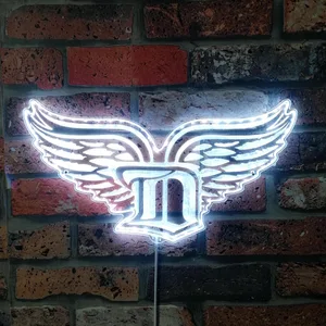 Detroit Red Wings D Wings RGB LED Sign