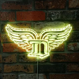 Detroit Red Wings D Wings RGB LED Sign