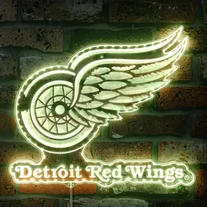 Detroit Red Wings Logo RGB LED Sign
