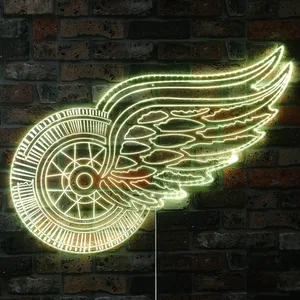 Detroit Red Wings Wing RGB LED Sign
