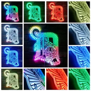Detroit Tigers Logo RGB LED Sign