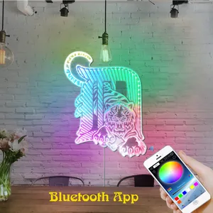 Detroit Tigers Logo RGB LED Sign