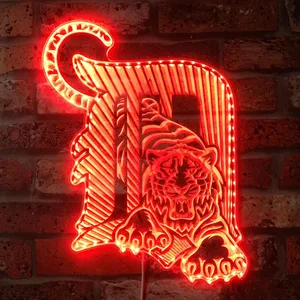 Detroit Tigers Logo RGB LED Sign