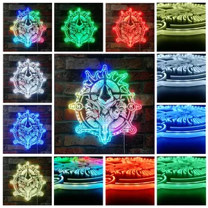 Diablo 4 Inarius RGB LED Sign
