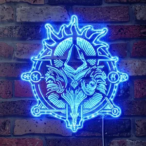 Diablo 4 Inarius RGB LED Sign